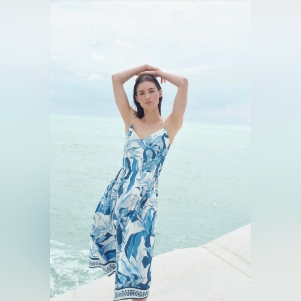 NWOT H&M Floral Slip Dress